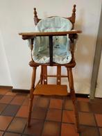 Vintage houten kinderstoel incl. stoelverkleiner kussentje, Kinderen en Baby's, Kinderstoelen, Gebruikt, Stoelverkleiner, Meegroeistoel