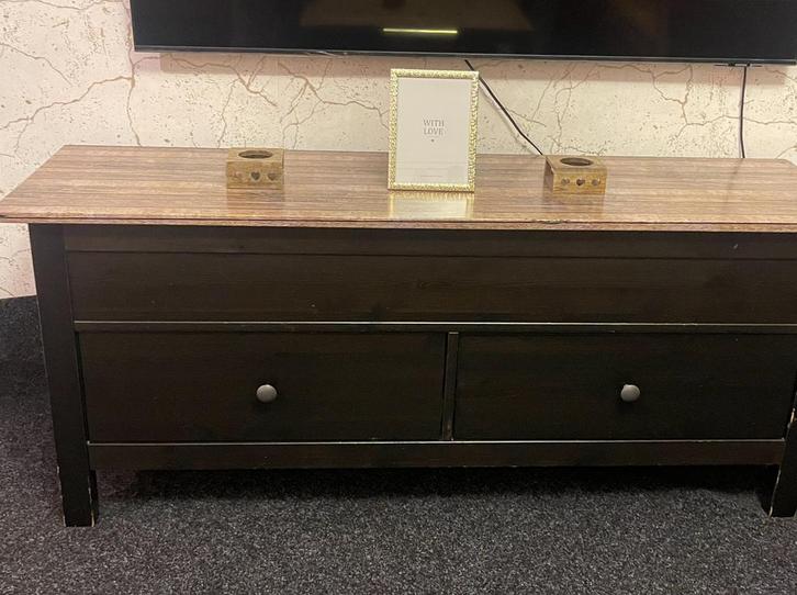 Tv-tafel met opbergruimte, Huis en Inrichting, Kasten | Televisiemeubels, Gebruikt, Minder dan 100 cm, 100 tot 150 cm, 25 tot 50 cm