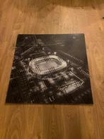 Zwart-wit foto Stadion Feijenoord, Ophalen, 100 tot 125 cm, 75 cm of meer, Print