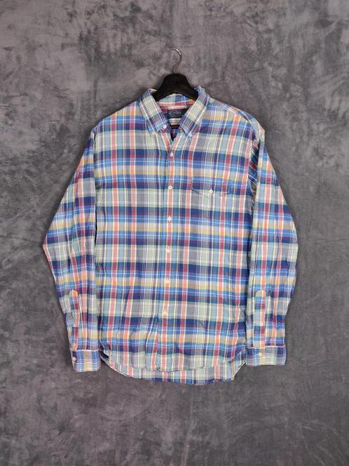 Ralph Lauren Overhemd L Geruit Multi Kleur, Kleding | Heren, Overhemden, Zo goed als nieuw, Halswijdte 41/42 (L), Blauw, Ophalen of Verzenden