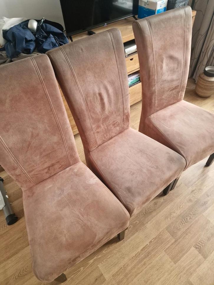 4 Eettafelstoelen - Set, Huis en Inrichting, Stoelen, Gebruikt, Vier, Ophalen
