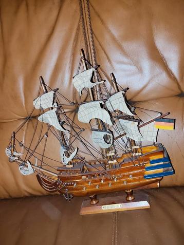 Vintage Houten Zeilschip Model - Le Marigot-1806 beschikbaar voor biedingen