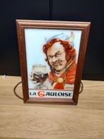 La Gauloise bier licht reclamebord, Ophalen of Verzenden, Gebruikt, Reclamebord, Plaat of Schild, Overige merken