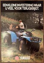 Brochure / folder - 4x4 Quad Yamaha (~1985)., Verzamelen, Ophalen of Verzenden, Zo goed als nieuw, Motoren