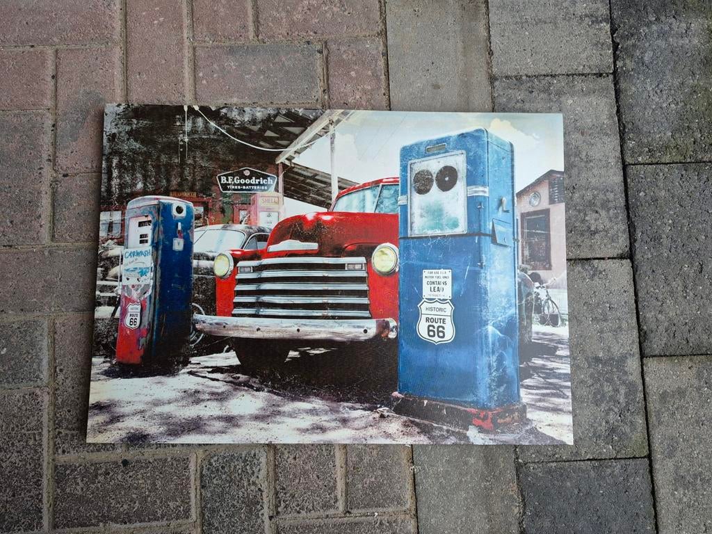 Canvas schilderij, Ophalen, Zo goed als nieuw, Schilderij, 75 cm of meer