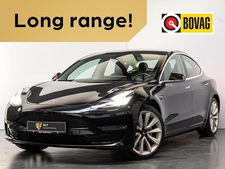 Tesla Model 3 Long Range AWD 75 kWh, Auto's, Tesla, Bedrijf, Te koop, Model 3, 4x4, ABS, Airbags, Airconditioning, Bluetooth, Climate control