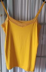 Dames Spaghetti top/Geel /Steps, Geel, Maat 42/44 (L), Ophalen of Verzenden, Zo goed als nieuw