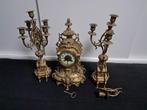 Antiek Klokkenstel met Kandelaars - Opknapper, Antiek en Kunst, Antiek | Klokken, Ophalen