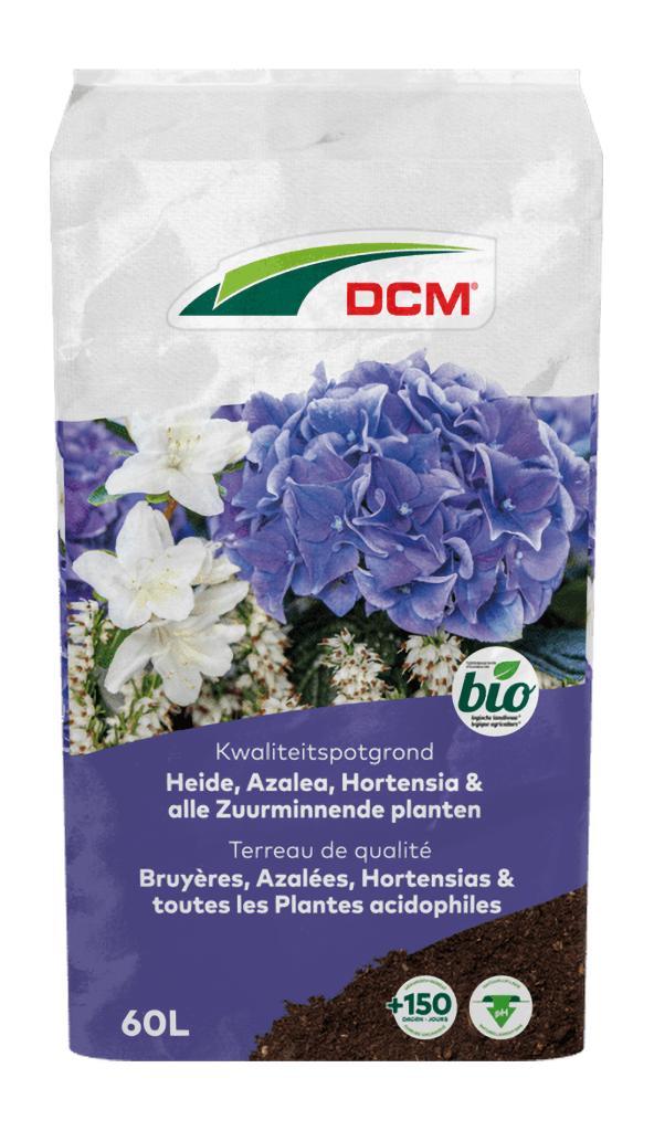 DCM bio potgrond 60 L voor heide e.a. zuurminnende planten, Tuin en Terras, Aarde en Mest, Potgrond, Ophalen