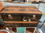 Vintage dekenkist/ hutkoffer, Huis en Inrichting, Woonaccessoires | Kisten, Ophalen, Gebruikt, 50 tot 100 cm, Minder dan 50 cm