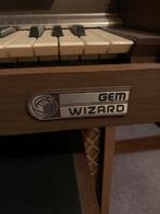 Te koop: Vintage GEM Wizard elektronisch orgel (incl. krukje, Muziek en Instrumenten, Orgels, Ophalen, Gebruikt, 2 klavieren, Orgel