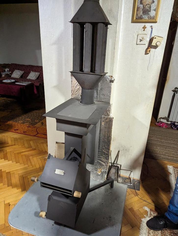 Rocket Stove, Huis en Inrichting, Kachels, Nieuw, Vrijstaand, Houtkachel, Hout, Ophalen
