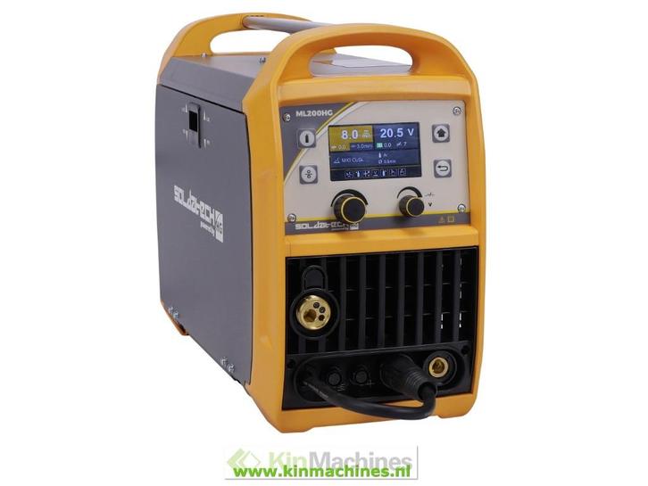 MIG MAG Lasapparaat | 200A | Soldatech ML200HG |Synergetisch, Doe-het-zelf en Verbouw, Gereedschap | Lasapparaten, Nieuw, Co2