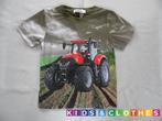 T Shirt met Tractor Print Rode Case 92, Kinderen en Baby's, Nieuw, Jongen, Ophalen of Verzenden, Shirt of Longsleeve