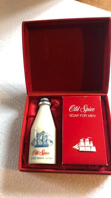Old spice setje in  zeer luxe originele cassette beschikbaar voor biedingen
