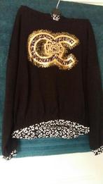 Nieuw truitje hoody panter, Ophalen of Verzenden, Nieuw, Maat 42/44 (L), Zwart
