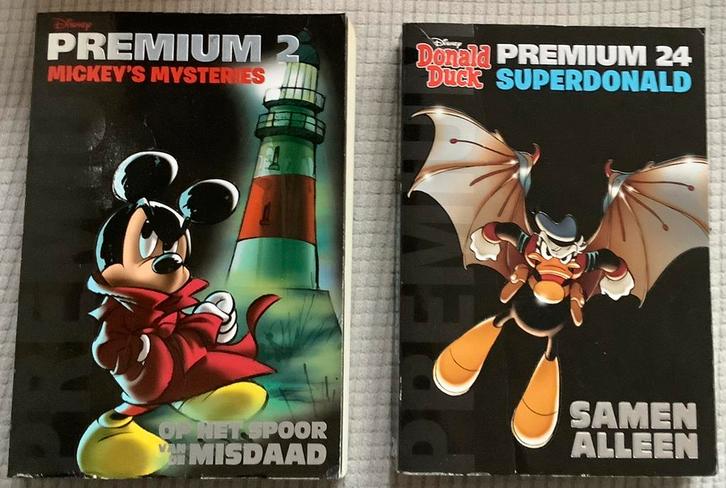 PREMIUM 2 MICKEY EN PREMIUM 24 DONALD DUBBELPOCKET PRIMIUM, Boeken, Stripboeken, Gelezen, Meerdere stripboeken, Ophalen of Verzenden
