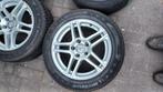 Winterbanden mercedes a b c klasse 205 55 16 5x112 velgen, Ophalen, Gebruikt, 16 inch, Banden en Velgen