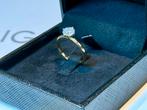 Gouden (trouw) ring met diamant 1.03ct! nieuw & certificaat!, Nieuw, Ophalen of Verzenden, 17 tot 18, Met edelsteen