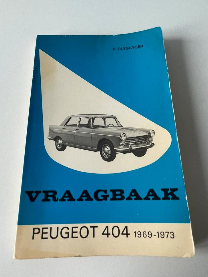 Peugeot 404 vraagbaak 1969-1973, Auto diversen, Handleidingen en Instructieboekjes, Ophalen of Verzenden