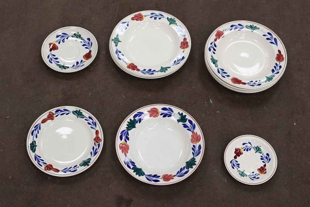 12 delig boerenbont borden 48348