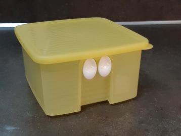Tupperware koelkast doos / fridge smart 1 ltr geel beschikbaar voor biedingen