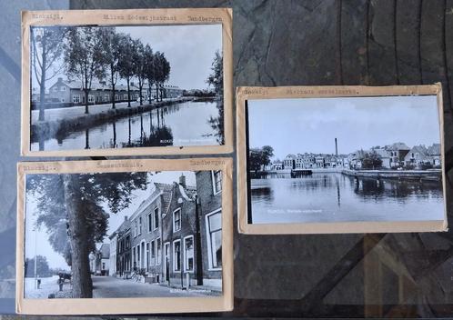 Blokzijl, 3 x glasplaat JosPe, Verzamelen, Ansichtkaarten | Nederland, Ongelopen, Overijssel, 1960 tot 1980, Ophalen of Verzenden