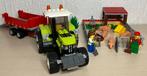 7684 Lego City Varkensstal + Tractor met aanhanger, Ophalen of Verzenden, Zo goed als nieuw, Complete set, Lego