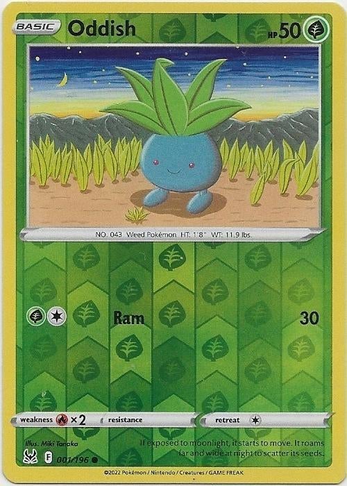Lost Origin,  Oddish [reverse] 1/196, Verzenden, Nieuw, Losse kaart