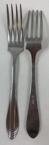 Gero Zilmeta 581 Visgraat 6 Dessertvorken 17,5cm Vintage, Coolsingel 104, 3011 AG Rotterdam, Netherlands, Verzenden, Zo goed als nieuw