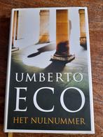 Umberto Eco - Het nulnummer, Umberto Eco, Ophalen of Verzenden, Zo goed als nieuw