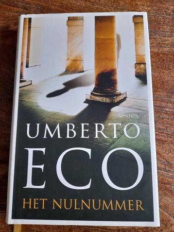 Umberto Eco - Het nulnummer beschikbaar voor biedingen