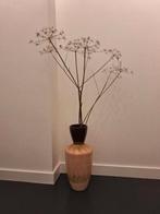 Vaas rosy roze 23x50cm, Huis en Inrichting, Woonaccessoires | Vazen, Ophalen, Overige kleuren, 50 tot 75 cm, Aardewerk of Porselein