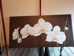 Schilderij Orchideeën, Antiek en Kunst, Kunst | Schilderijen | Klassiek, Ophalen of Verzenden