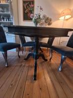 Vierkante zwarte eettafels 80x80cm 3 stuks, Huis en Inrichting, Ophalen, Gebruikt, 50 tot 100 cm, Vierkant