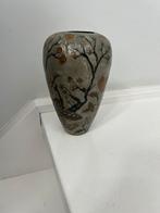 Antieke Vaas met Pauw en Bloemen, Ophalen