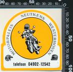Sticker: Motorpaleis Neutkens - Westerhoven (3), Ophalen of Verzenden, Zo goed als nieuw, Auto of Motor