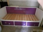uitschuifbaar bed ikea hemnes, Huis en Inrichting, Slaapkamer | Bedden, Ophalen, Gebruikt, Wit, Tweepersoons