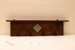 Houten wand kapstok 49087, Wandkapstok, Gebruikt, Ophalen of Verzenden, Minder dan 100 cm