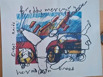 Herman Brood - Freddy Mercury beschikbaar voor biedingen