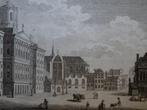 kopergravure Raadhuis paleis en Waag Amsterdam Hullmann 1830, Antiek en Kunst, Kunst | Etsen en Gravures, Verzenden
