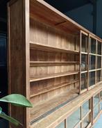 XXL Vitrinekast | Vintage Antiek Toonkast | Museumkast #2289, Antiek en Kunst, Ophalen of Verzenden