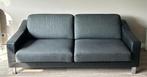 Leolux Antonia Royale 3 zits leer/stof in zeer goede staat, Driepersoons, 75 tot 100 cm, Zo goed als nieuw, Rechte bank