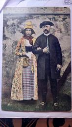 Oude kaart 1906 Friesland klederdracht, Ophalen of Verzenden, Voor 1920, Gelopen, Klederdracht