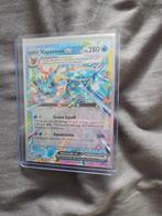 Pokemon Vaporeon ex, Ophalen of Verzenden, Nieuw, Losse kaart, Foil