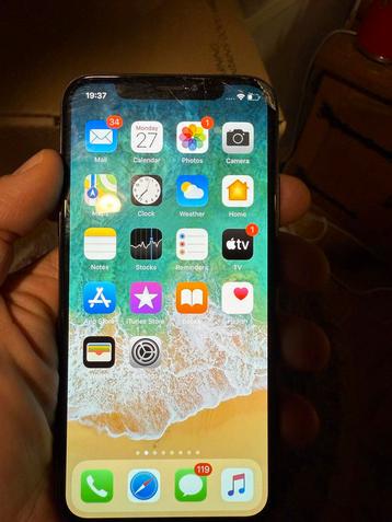 Apple iPhone X 256GB Zwart - Gebruikt beschikbaar voor biedingen