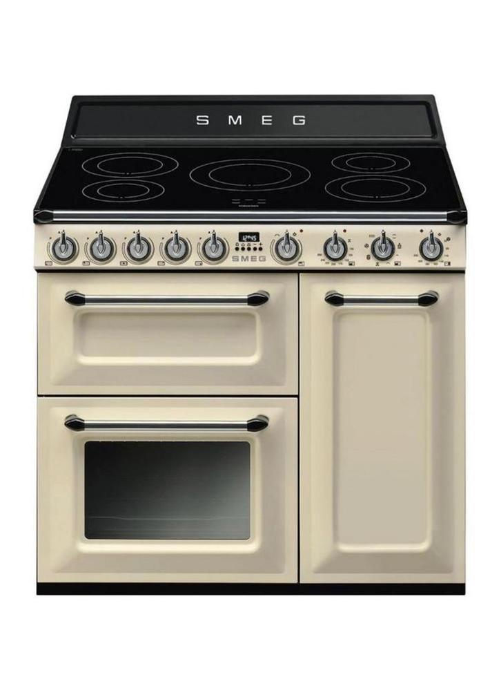 Smeg TR93IP2 90 cm Inductie fornuis ... nu Actie prijs, Witgoed en Apparatuur, Fornuizen, Nieuw, Vrijstaand, Inductie, 5 kookzones of meer