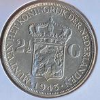 21/2 Gulden / Rijksdaalder 1943 Dp Zilver van Wilhelmina, Verzenden, Zilver, Koningin Wilhelmina, Losse munt