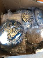 Restpartij kussens 21 stuks 7x wit 14x blauw, Huis en Inrichting, Woonaccessoires | Kussens, Ophalen, Nieuw, Blauw, Vierkant