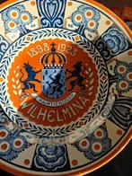 Bord 25 jarig regeringsjubileum koningin Wilhelmina., Verzamelen, Koninklijk Huis en Royalty, Ophalen, Kaart, Foto of Prent